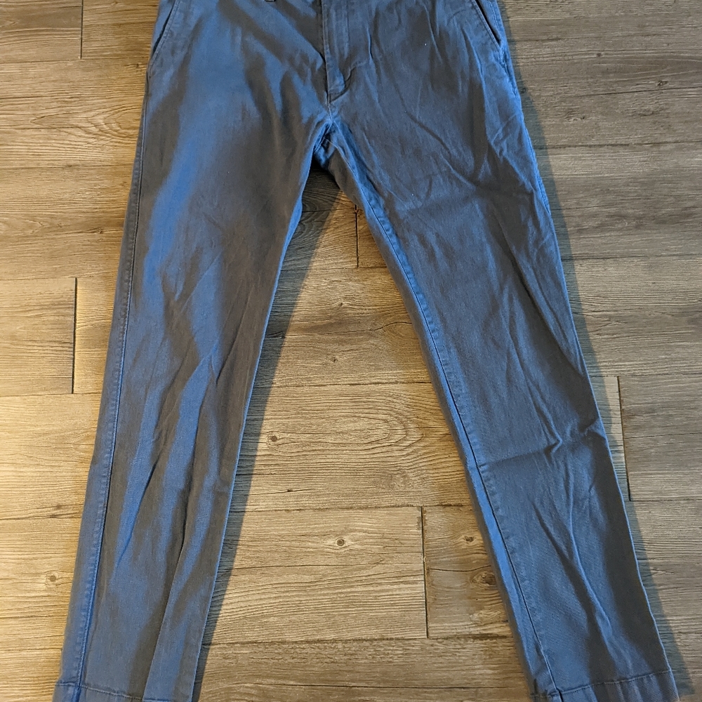 J Crew Blue Slim Flex Chinos Size 32x32